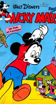 Micky Maus 1959-15 - Ehapa - German