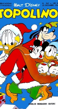 Topolino 0265 - Mondadori 1960 - Italian