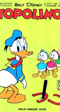 Topolino 0519 - Mondadori 1965 - Italian