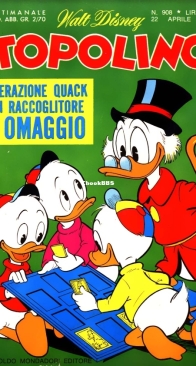 Topolino 0908 - Mondadori 1973 - Italian
