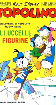 Topolino 0323 - Mondadori 1961 - Italian