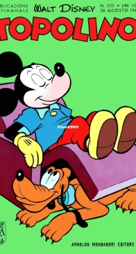 Topolino 0352 - Mondadori 1962 - Italian