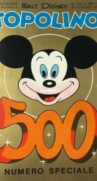 Topolino 0500 - Mondadori 1965 - Italian