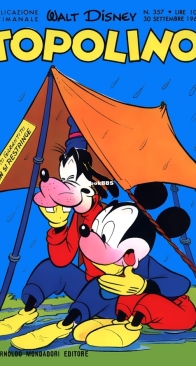 Topolino 0357 - Mondadori 1962 - Italian