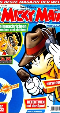 Micky Maus - Issue 16 - 2008 Ehapa - German