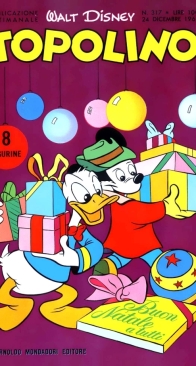 Topolino 0317 - Mondadori 1961 - Italian