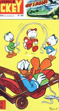 Le Journal de Mickey 0894 - Hachette 1969 - French