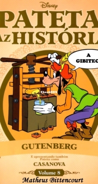 Pateta Faz História 08 - Gutenberg - Casanova - Abril 2011 - Brazilian Portuguese