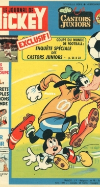 Le Journal de Mickey 1148 - Hachette 1974 - French