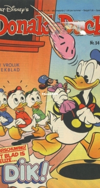 Donald Duck - Dutch Weekblad - Issue 34 - 1987 - Dutch