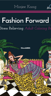 Adult Coloring Book - Fashion Forward - Blue Star - English