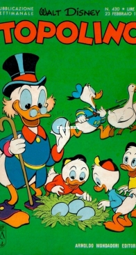 Topolino 0430 - Mondadori 1964 - Italian