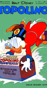 Topolino 0239 - Mondadori 1960 - Italian