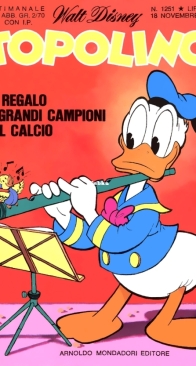 Topolino 1251 - Mondadori 1979 - Italian