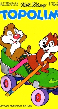 Topolino 1051 - Mondadori 1976 - Italian