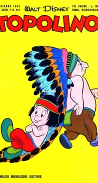 Topolino 0213 - Mondadori 1959 - Italian
