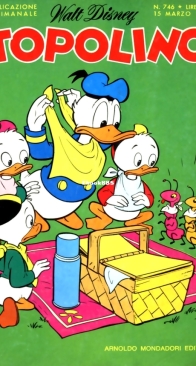 Topolino 0746 - Mondadori 1970 - Italian