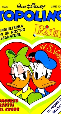 Topolino 1576 - Mondadori 1986 - Italian