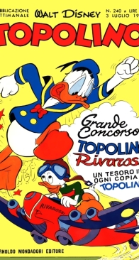 Topolino 0240 - Mondadori 1960 - Italian