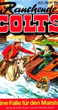 Rauchende Colts 21 - Eine Falle Für den Marshal - Bastei 1977 - German