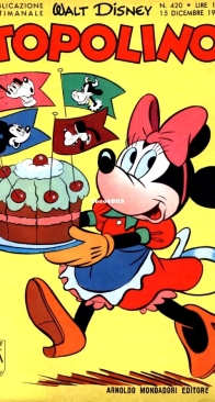 Topolino 0420 - Mondadori 1963 - Italian
