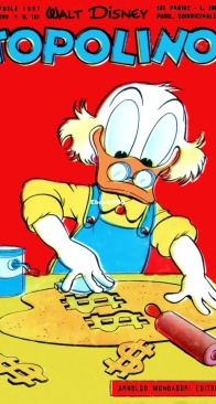 Topolino 0161 - Mondadori 1957 - Italian