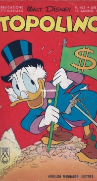 Topolino 0403 - Mondadori 1963 - Italian