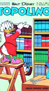 Topolino 0536 - Mondadori 1966 - Italian