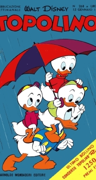 Topolino 0268 - Mondadori 1961 - Italian