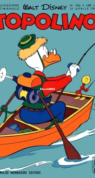 Topolino 0386 - Mondadori 1963 - Italian