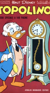 Topolino 0415 - Mondadori 1963 - Italian