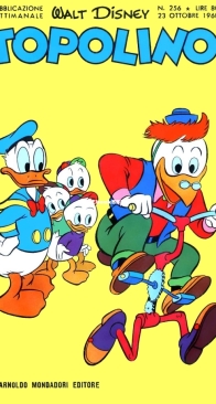Topolino 0256 - Mondadori 1960 - Italian