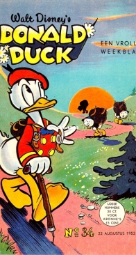 Donald Duck - Dutch Weekblad - Issue 34 - 1953 - Dutch