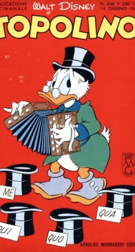 Topolino 0446 - Mondadori 1964 - Italian