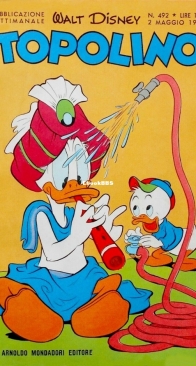 Topolino 0492 - Mondadori 1965 - Italian