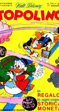 Topolino 0755 - Mondadori 1970 - Italian
