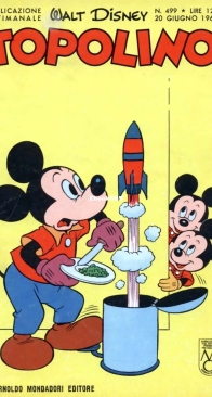 Topolino 0499 - Mondadori 1965 - Italian