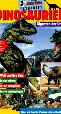 Micky Maus 1992-21 Extraheft - Dinosaurier - Ehapa - German
