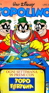 Topolino 1874 - Mondadori 1991 - Italian