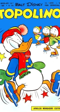 Topolino 0175 - Mondadori 1957 - Italian