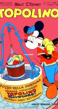 Topolino 0242 - Mondadori 1960 - Italian