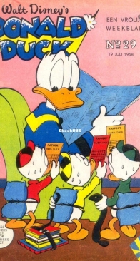 Donald Duck - Dutch Weekblad - Issue 29 - 1958 - Dutch
