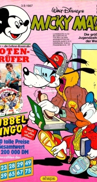 Micky Maus 1987-37 - Ehapa - German