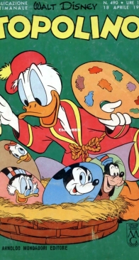 Topolino 0490 - Mondadori 1965 - Italian