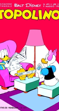 Topolino 0493 - Mondadori 1965 - Italian
