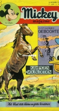 Mickey Magazine 208 - N.V. Uitgaven Pont-Levis 1954 - Dutch