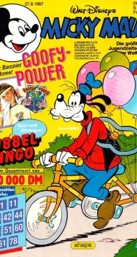Micky Maus 1987-36 - Ehapa - German