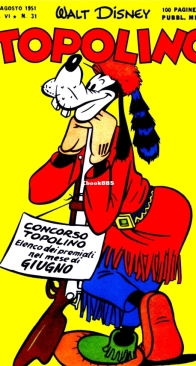 Topolino 0031 - Mondadori 1951 - Italian