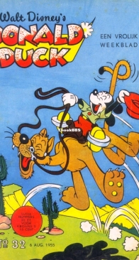 Donald Duck - Dutch Weekblad - Issue 32 - 1955 - Dutch