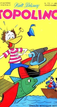 Topolino 0731 - Mondadori 1969 - Italian